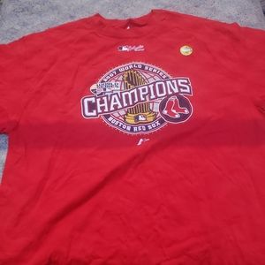 Vintage Boston Redsox world championship tshirt Xl